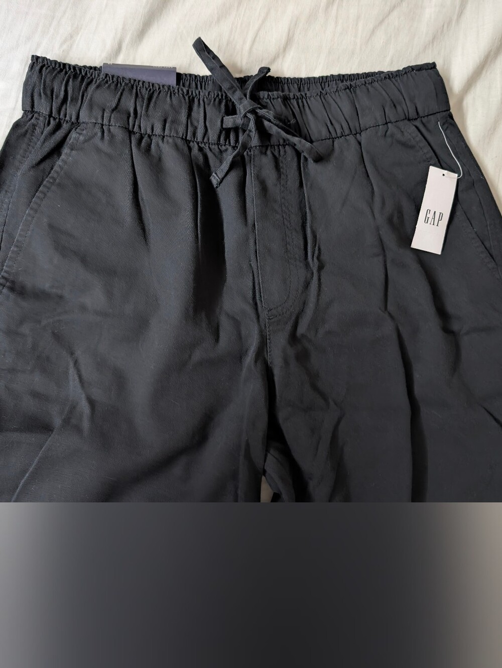 NWT Gap Women's Easy Pant Mid Rise Ankle Length Tapered Elastic Waist Size XS - Picture 9 of 10
